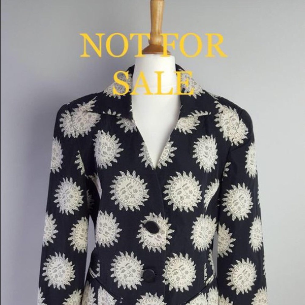 Dior Jacket Sun Print (circa 1980s) LOOKING FOR